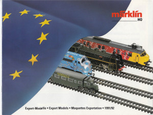 Märklin Prospekt Ausgabe Exportmodelle 1991/92 (Z357)