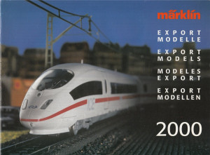 Märklin Prospekt Ausgabe Exportmodelle 2000 (Z359)