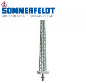 Sommerfeldt 124 H0 Abspannmast 105 mm hoch, lackiert (VE=1) - OVP NEU