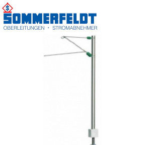 Sommerfeldt 117 H0 H-Profil-Streckenmast aus Neusilber (VE=1) - OVP NEU