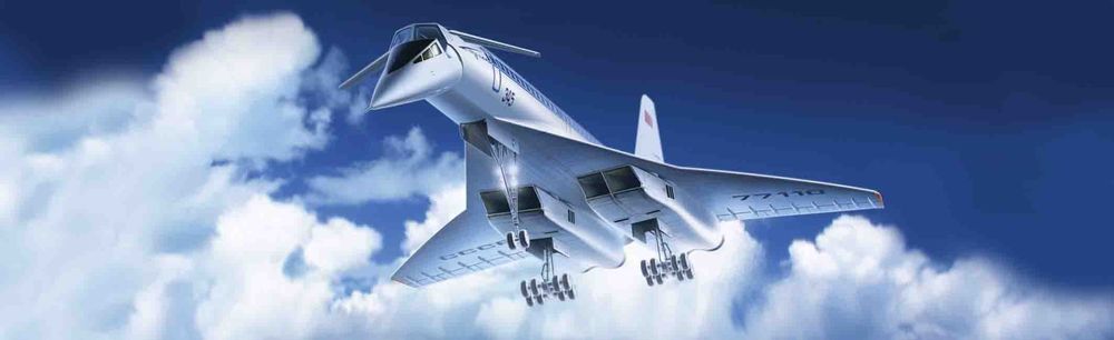 ICM 1:144 14401 Tupolev-144, Soviet Supersonic Passenger Aircraft